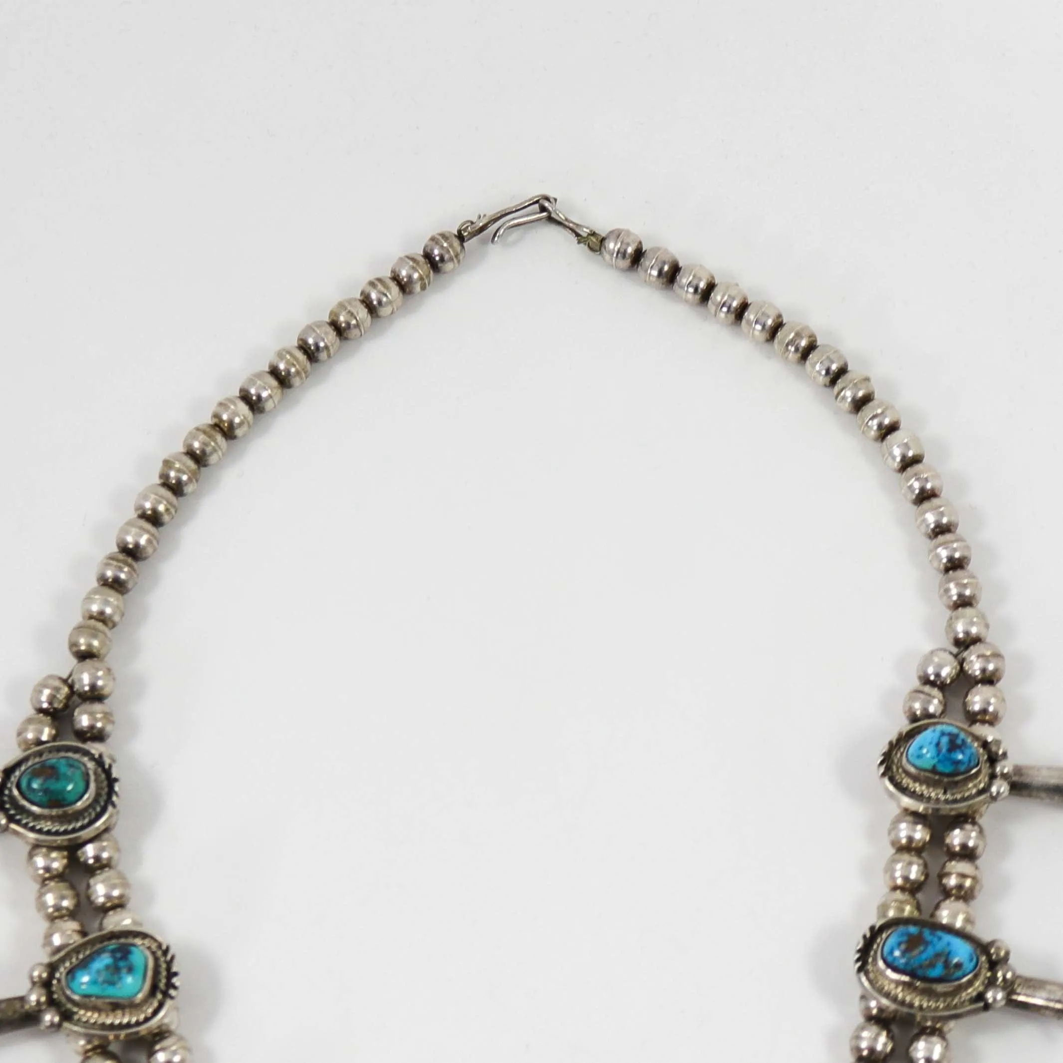 1970s Turquoise Squash Blossom