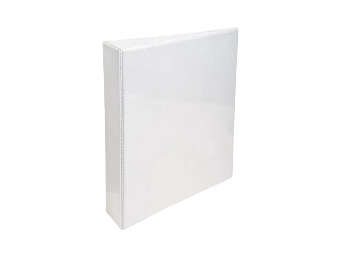 Alpha Presentation Binder 3 Rings A4, 50mm Spine, White (306)