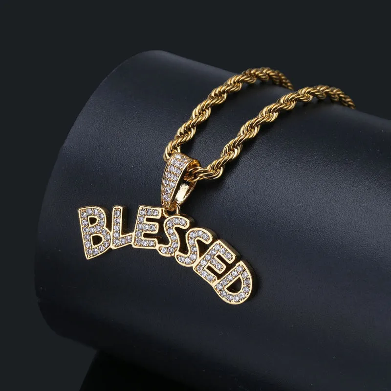 Blessed Iced Out Pendant