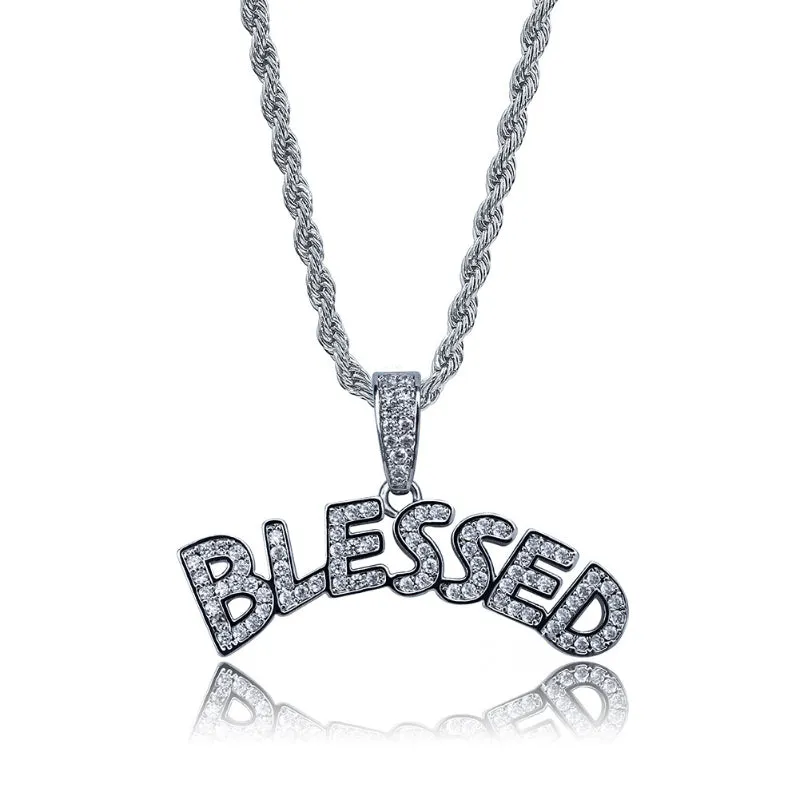 Blessed Iced Out Pendant