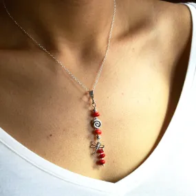 Bright Dragonfly Charm Pendant