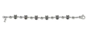 Cairn Terrier Bracelet Jewelry Sterling Silver Handmade Dog Bracelet CNWT27-BR