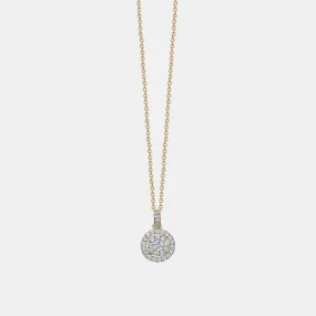 Diamond Illusion Halo Necklace