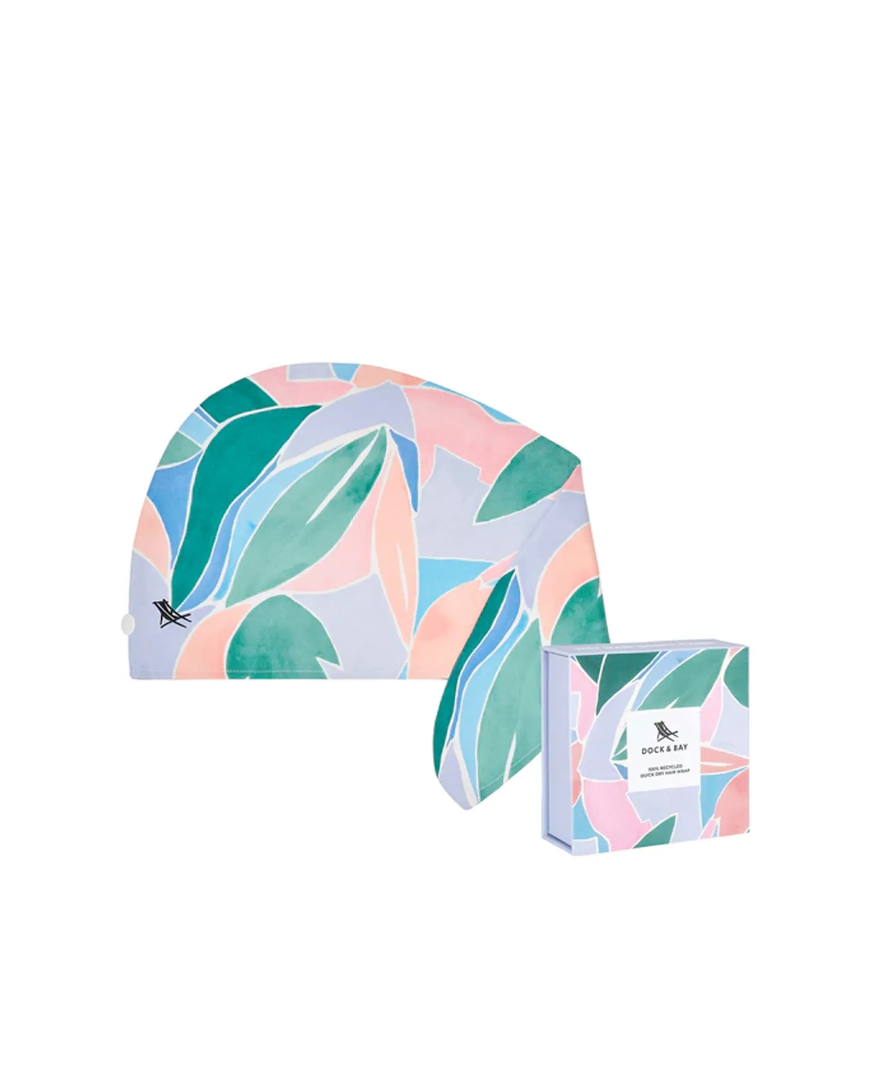 Dock and Bay Patterned Quick Dry Hair Wrap