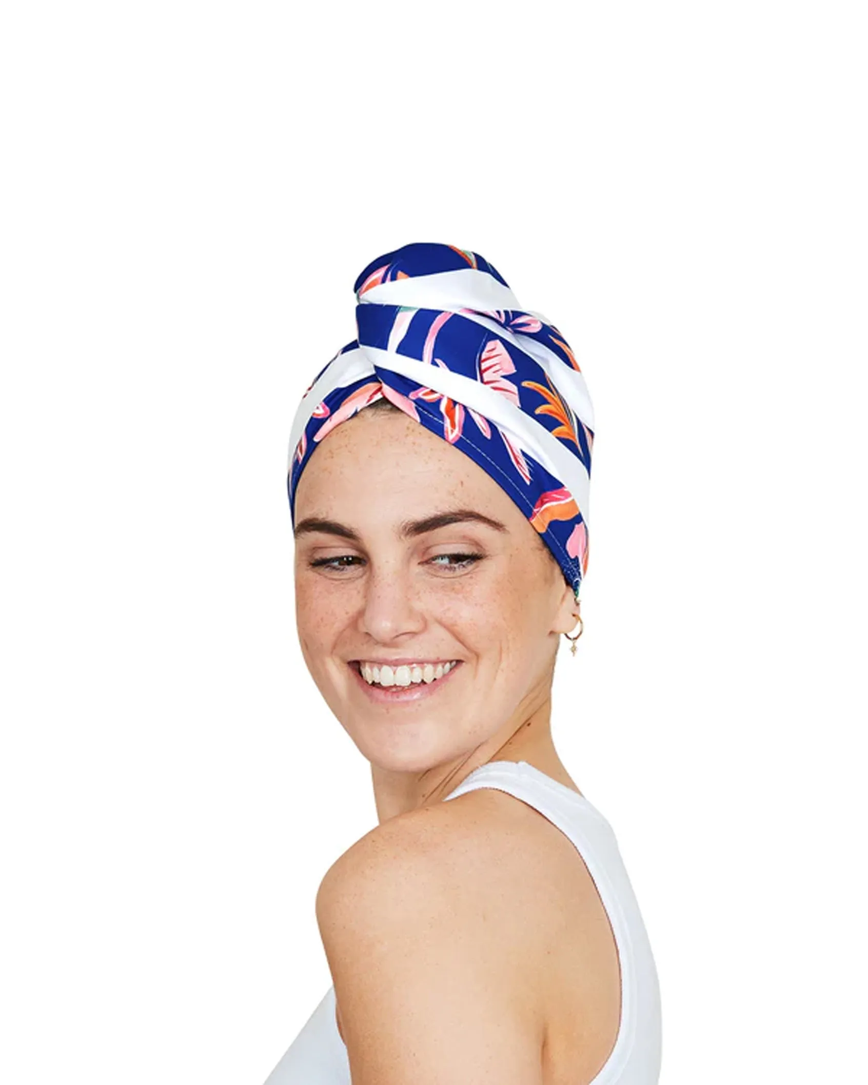 Dock and Bay Patterned Quick Dry Hair Wrap