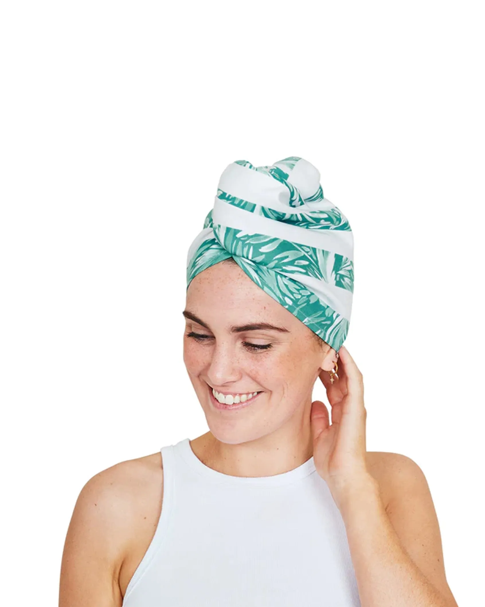 Dock and Bay Patterned Quick Dry Hair Wrap
