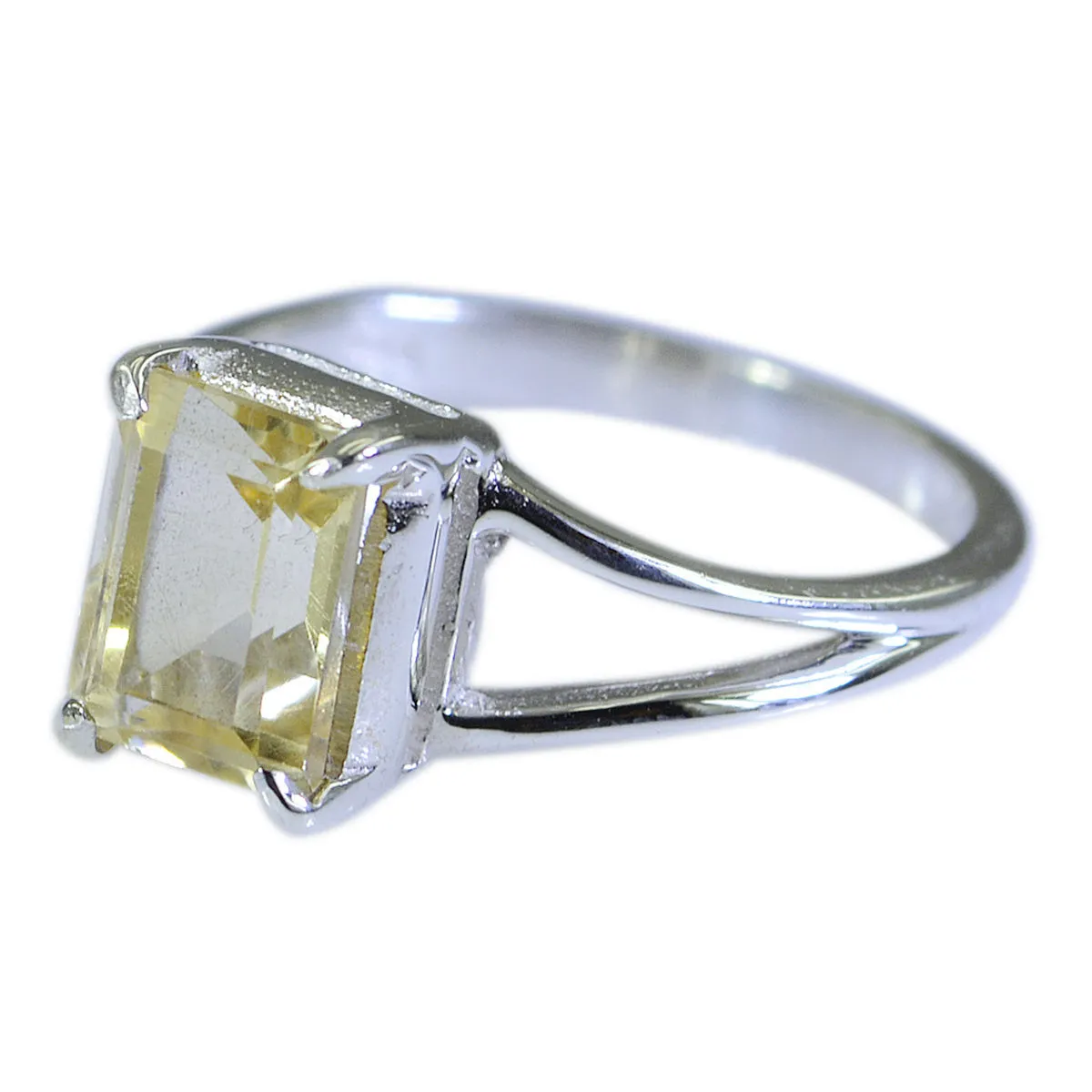 Flawless Gemstones Citrine Solid Silver Ring Stand Up Jewelry Boxes