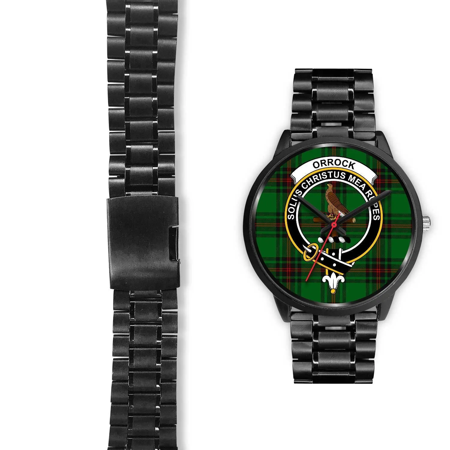 Orrock Clan Badge Tartan Black Watch