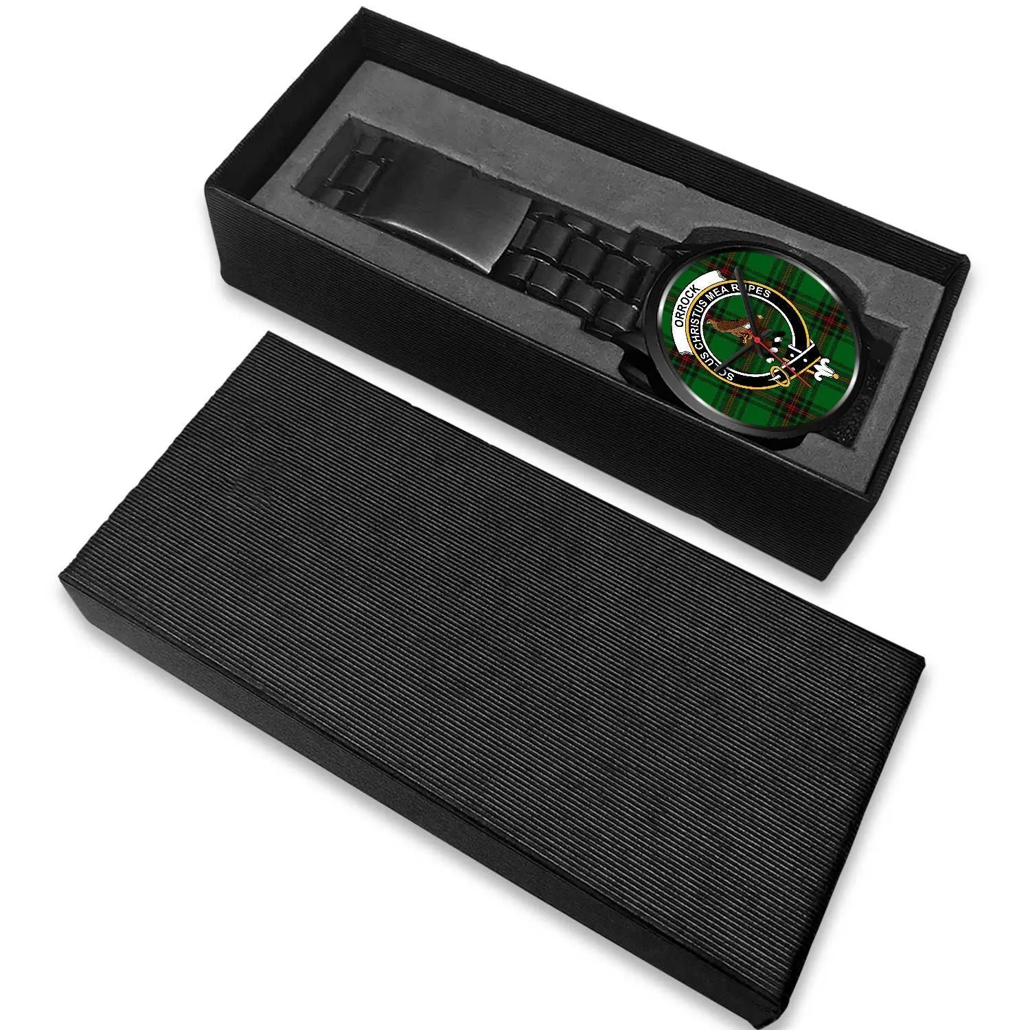 Orrock Clan Badge Tartan Black Watch