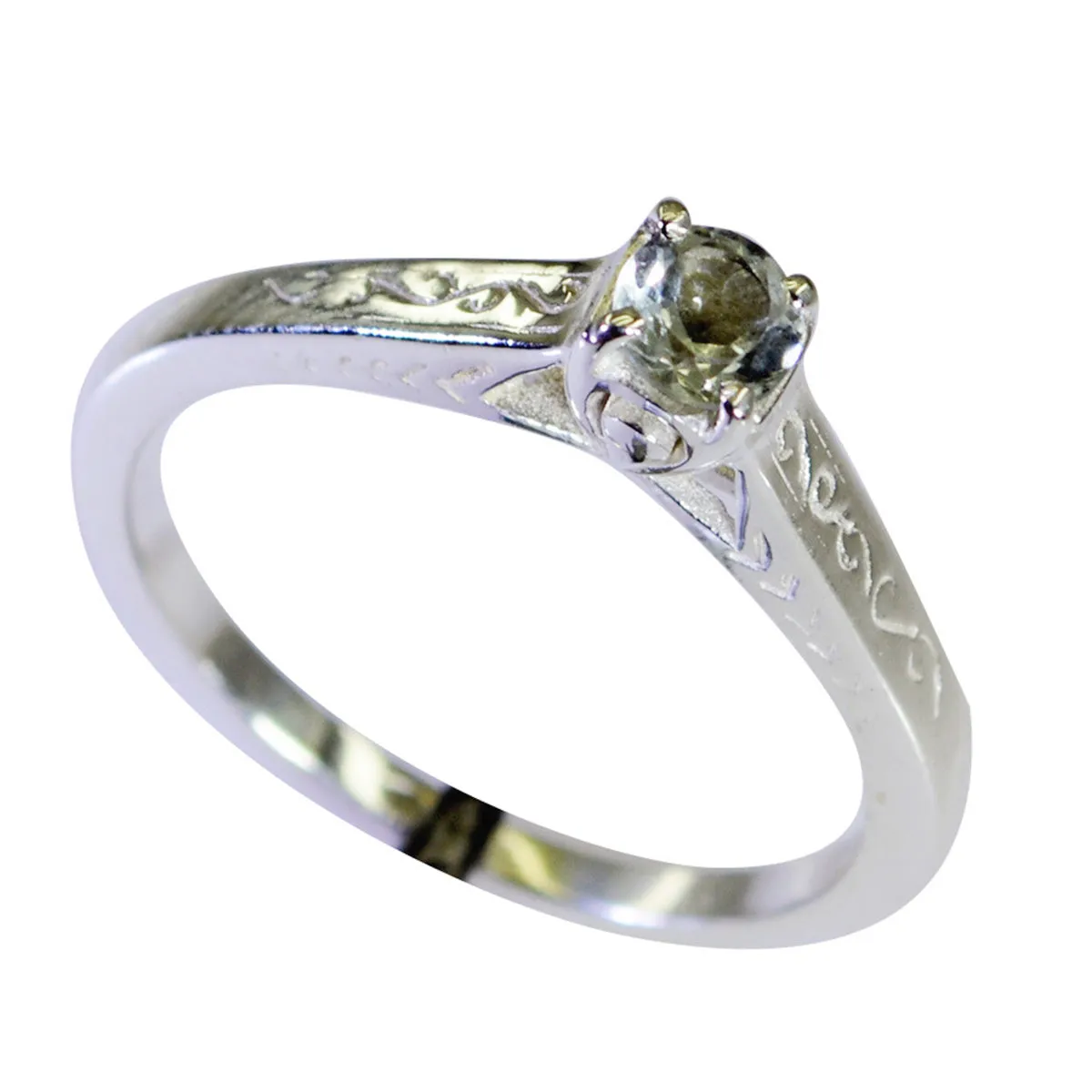 Riyo Bonny Gems Green Amethyst 925 Silver Ring His And Her Jewelry