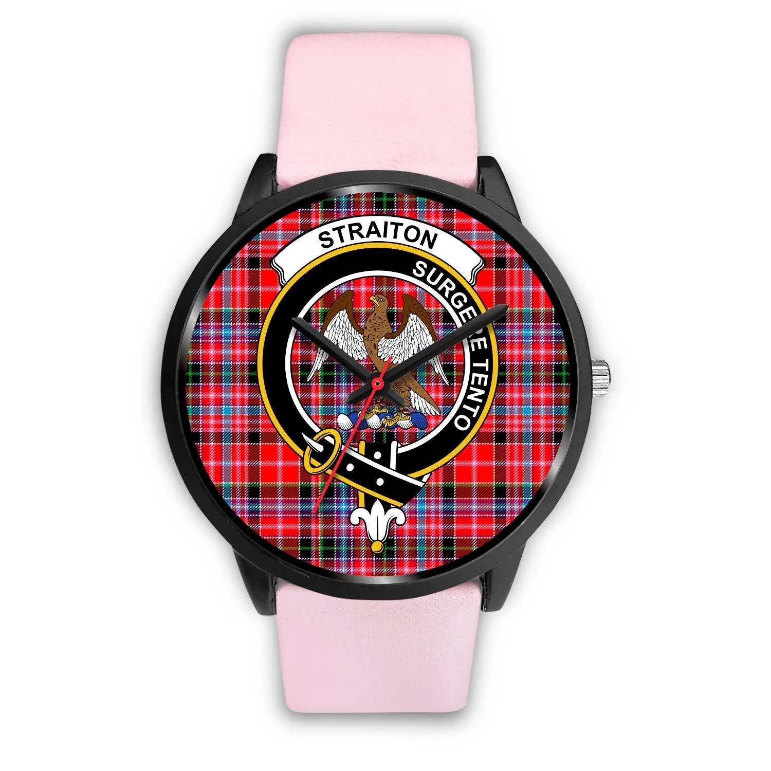 Straiton Clan Badge Tartan Black Watch