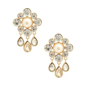 Tear Drops Earrings Gold Plated