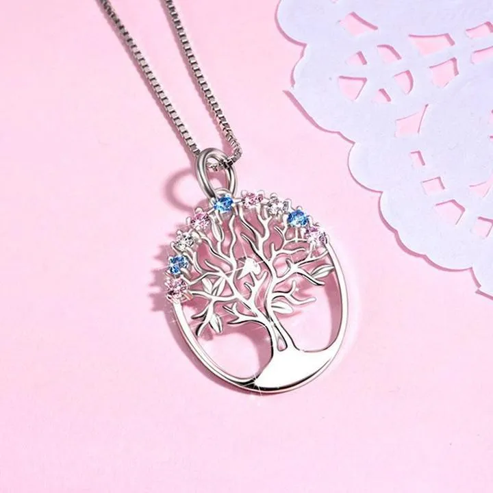 Tree Of Life Sterling Silver Pendant Necklace
