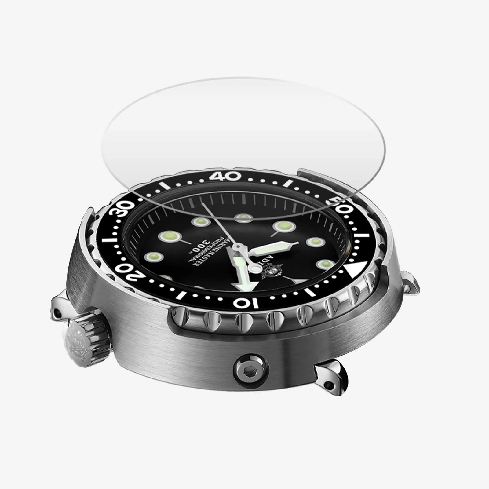 U.S. Warehouse -ADDIESDIVE® Tuna 300M Automatic Diver Watch Tuna Diver  ( MY-H5)