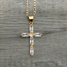 White Cross Necklace 019